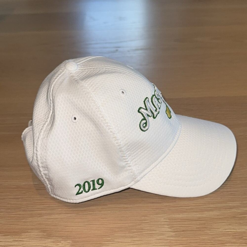 2019 Masters White Tech Fabric Cap - Picture 2 of 5